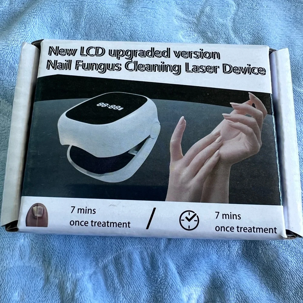 Nail Fungus Cleaning Laser Device - White and Black
